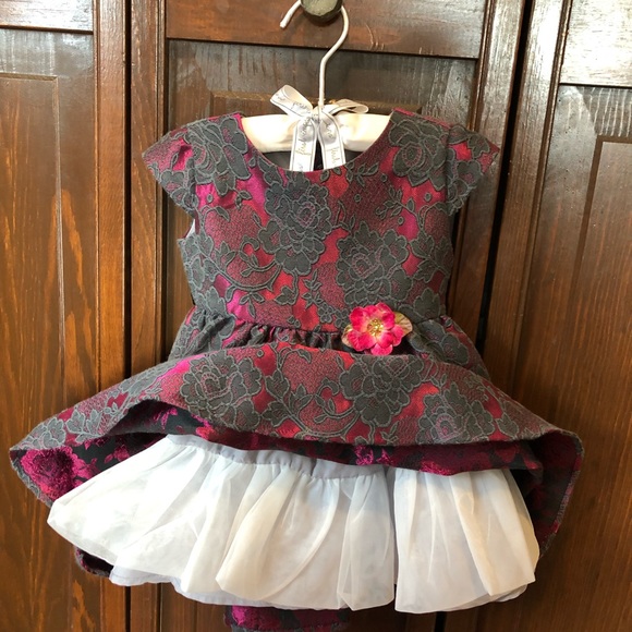 Subtle Shimmer- First Birthday Dress! - Picture 4 of 7